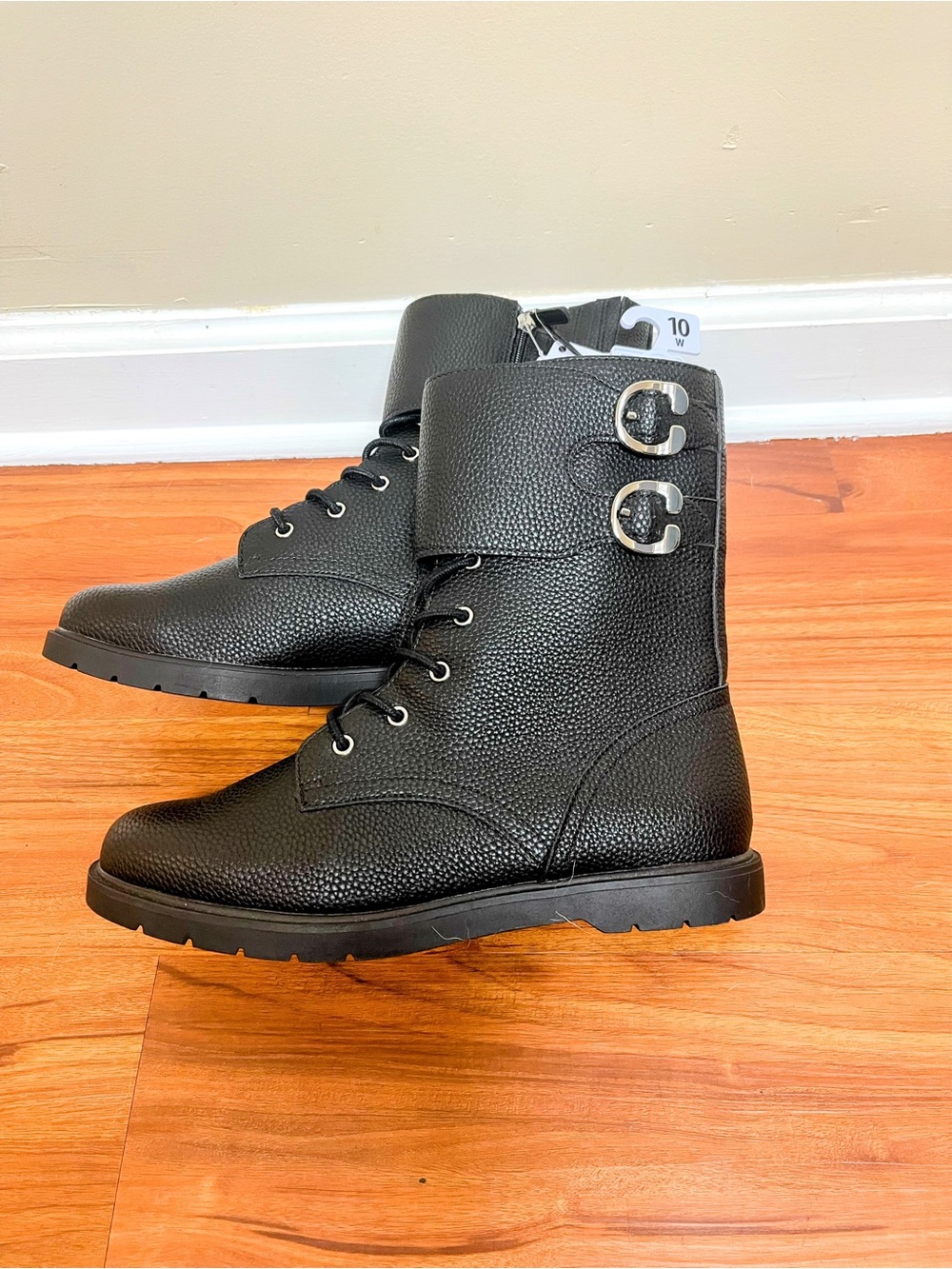 New with Tags Aerosoles Women's Combat Boots, Wide Width